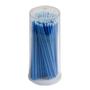 Imagem de 100 Microbrush Para Alongamento De Cilios Cotonete Escovinha Azul