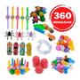 Imagem de 100 Mini Brinquedos Lembrancinha Sacolinha Infantil