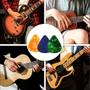 Imagem de 100 Palhetas de Guitarra Coloridas - Kit Variado com Amostra de Pérolas