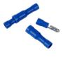100 Pares Terminal Bala 2,5Mm Fêmea E Macho Isolado ul - Dmti Imagem de 100 Pares Terminal Bala 2,5Mm Fêmea E Macho Isolado ul