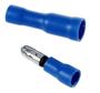 100 Pares Terminal Bala 2,5Mm Fêmea E Macho Isolado ul - Dmti Imagem de 100 Pares Terminal Bala 2,5Mm Fêmea E Macho Isolado ul