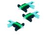 Imagem de 100 pcs conector q4 fast sc/apc click homologado anatel