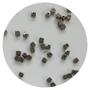 Imagem de 100 pçs entremeio quadradinho 4mm cinza metalizado p/ bijuterias e artesanatos em geral