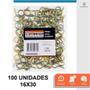 Imagem de 100 Pitão com Rosca Bicromatizado para Madeira 16x30