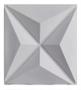 Imagem de 100 Placas 3D PVC Revestimento De Parede Decorativa Estrelar 25Cm