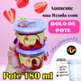 Imagem de 100 Potes Redondo com Lacre 180ml Bolo No Pote