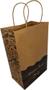 Imagem de 100 Sacolas De Papel Entrega Lanches Delivery 18x28x11 (HAPPY FOOD)