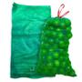 Imagem de 100 Sacos Rafia 43X77 Rede Verde P/ 20kg Frutas Legumes