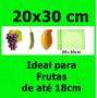 Imagem de 100 Saquinho organza protegue fruta no pé 20x30 cm ecologica