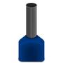 Imagem de 100 Terminal Pré-Isolado Tubular Duplo 2,5mm² Azul TE2510
