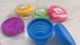 Imagem de 100 Uni Copo Dobrável De Silicone Retrátil Dobrável 150ml