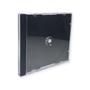 Imagem de 100 Unidades Estojo/Box CD  10mm Acrílico Preto Modelo Padrão