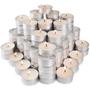 Imagem de 100 Velas Tea Lights Brancas Sem Perfume - 4 Horas de Queima