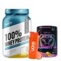 Imagem de 100% Whey Protein Shark Pro (900g)+Element 115 (400g) - Under Labz+Coqueteleira 700 ML