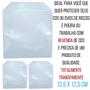 Imagem de 1000 Envelopes Plástico Transparente Liso Saquinho Embalar Mídia Cd/dvd Com Aba Sem Cola 12,5x12,5cm