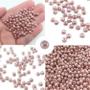 Imagem de 1000 PÇS 4MM Pérolas  c/ furo passante p/ bijuterias, colar, pulseiras, brincos  e artesanatos.