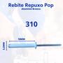 Imagem de 1000 Pçs Rebite Pop Repuxo 310 - 3,2 x 10mm Alumínio Branco