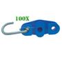 Imagem de 100pcs Esticador P/ Fio Fe (drop) Fibra E Cabo Utp Azul