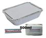 Imagem de 100u Bandejas 500ml Mello M120 Marmitinha Freezer/microondas