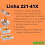 Imagem de 100un Conector Wago 221-2411 2 vias 32A/450V Emenda Linha Reta Original