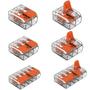 Imagem de 100un Conector Wago Emenda 2 3 5 vias 4-6mm² 32A/41A/450V