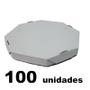 Imagem de 100und Caixa de Pizza 30 cm Oitavada Branca Caixa Delivery