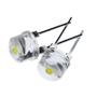 Imagem de 100x led chapeu de palha 8mm branco