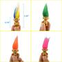 Imagem de 10PCS Mini Troll Dolls, PVC Vintage Trolls Lucky Doll Mini Action Figures 1.2" Cake Toppers Chromatic Lovely Little Guys Collection, Projeto Escolar, Artesanato, Festas Favores
