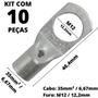 Imagem de 10un Terminal de Compressão Para Cabo de 35mm² Furo M12 SC35-12