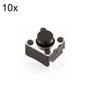 Imagem de 10x Mini Chave Táctil Push Button / Botão 6x6x4.5mm