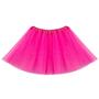 Imagem de 10x Saia De Tule Tutu Adulto Lisa / Borda Cetim 40cm Para Ballet Festa Halloween Carnaval