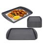 Imagem de 12 Bandeja Restaurante Fast Food Self Service Plastico 30x44