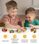 Imagem de 12 Brinquedos Fidget Ganowo Wacky Tracks - Cores Sortidas