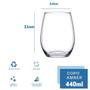 Imagem de 12 Copos de Vidro Transparente Redondo 440ml Amber Pasabahçe