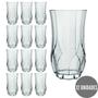 Imagem de 12 Copos Opera 360ml Nadir Vidro Transparente Drinks Luxo