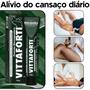 Imagem de 12 Doze Pomadas Massageadoras Vittaforti Creme Refrescante Alivio do Cansaço Relaxamento Muscular