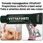 Imagem de 12 Doze Pomadas Massageadoras Vittaforti Creme Refrescante Alivio do Cansaço Relaxamento Muscular