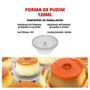 Imagem de 12 Formas Para Mini Pudim Mouse 120Ml Forneavel Com Tampa