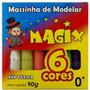 Imagem de 12 Kit Massinha De Modelar 6 Cores Magix 90grs (12 Caixas)