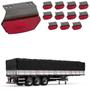 Imagem de 12 Lanterna Diamante Carreta LED Rubic/ Supt.- Conect