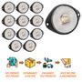 Imagem de 12 Lanterna Frontal Librelato LED Cristal 65mm c/ Sup. - Fio