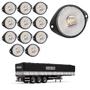 Imagem de 12 Lanterna Frontal Randon LED Cristal 65mm c/ Sup. - Conect