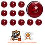 Imagem de 12 Lanterna Lateral Carreta LED Rubi 85mm Saída Conector