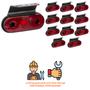 Imagem de 12 Lanterna Lateral Facchini LED Rubi C/ Supt. - Fio