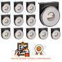 Imagem de 12 Lanterna Lateral Guerra LED Cristal 85mm c/ Sup. - Conect