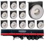 Imagem de 12 Lanterna Lateral Guerra LED Cristal 85mm c/ Sup. - Conect