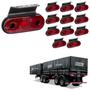 Imagem de 12 Lanterna Lateral Noma LED Rubi c/ Suporte - Fio