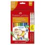 Imagem de 12 Lápis de Cor Jumbo + 2 Lápis Grafite Jumbo Faber-Castell