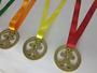 Imagem de 12 Lembrancinhas Dia Das Crianças Medalha Em MDF Dourada N.1 Criança Campeã