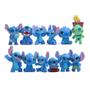 Imagem de 12 Miniaturas Brinquedo Bonecos Lilo Stitch Coleção 3cm